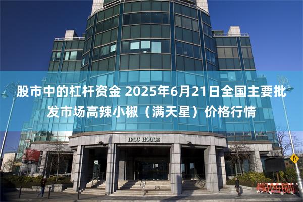 股市中的杠杆资金 2025年6月21日全国主要批发市场高辣小椒（满天星）价格行情