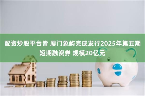 配资炒股平台皆 厦门象屿完成发行2025年第五期短期融资券 规模20亿元