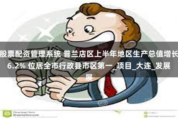 股票配资管理系统 普兰店区上半年地区生产总值增长6.2% 位居全市行政县市区第一_项目_大连_发展